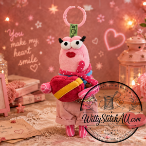 The Romantic Couple Plush Keychain Set 9 3 5