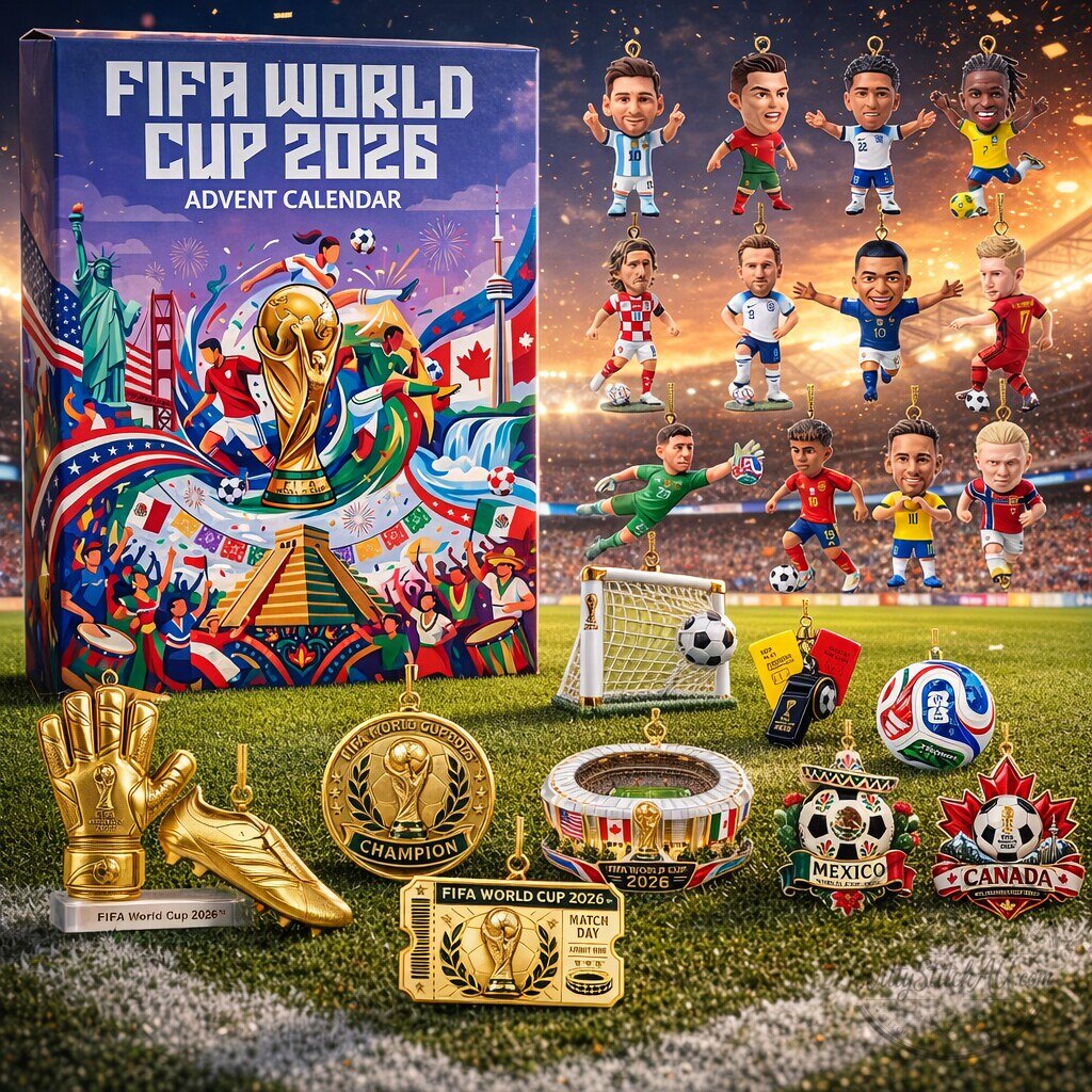 FIFA World Cup 2026 Advent Calendar Soccer Player Christmas 8 FIFA World Cup 2026 Advent Calendar Soccer Player Christmas