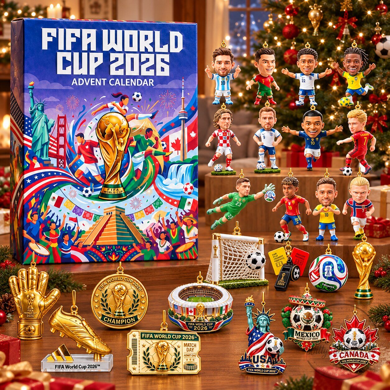 FIFA World Cup 2026 Advent Calendar Soccer Player Christmas 9 FIFA World Cup 2026 Advent Calendar Soccer Player Christmas