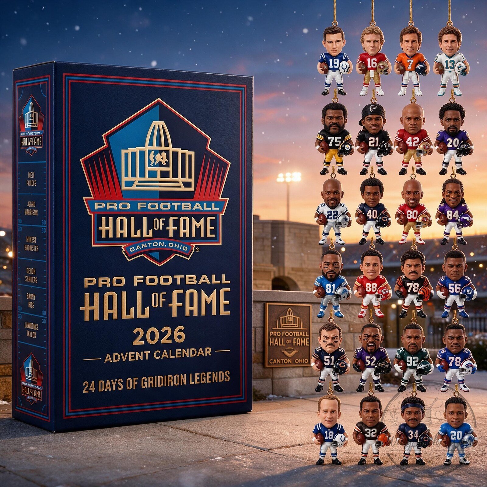 Pro Football Hall of Fame Canton Ohio 2026 Advent Calendar 5 Pro Football Hall of Fame Canton Ohio 2026 Advent Calendar