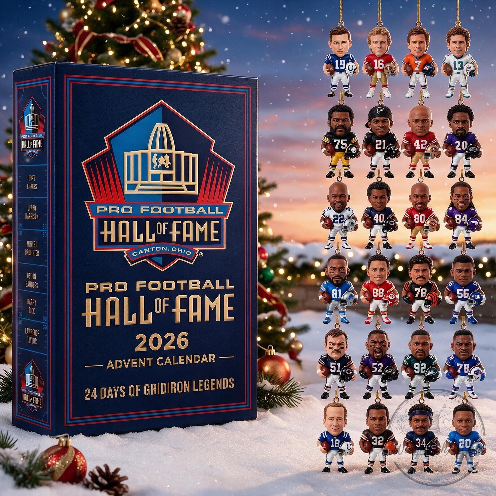 Pro Football Hall of Fame Canton Ohio 2026 Advent Calendar 7 Pro Football Hall of Fame Canton Ohio 2026 Advent Calendar