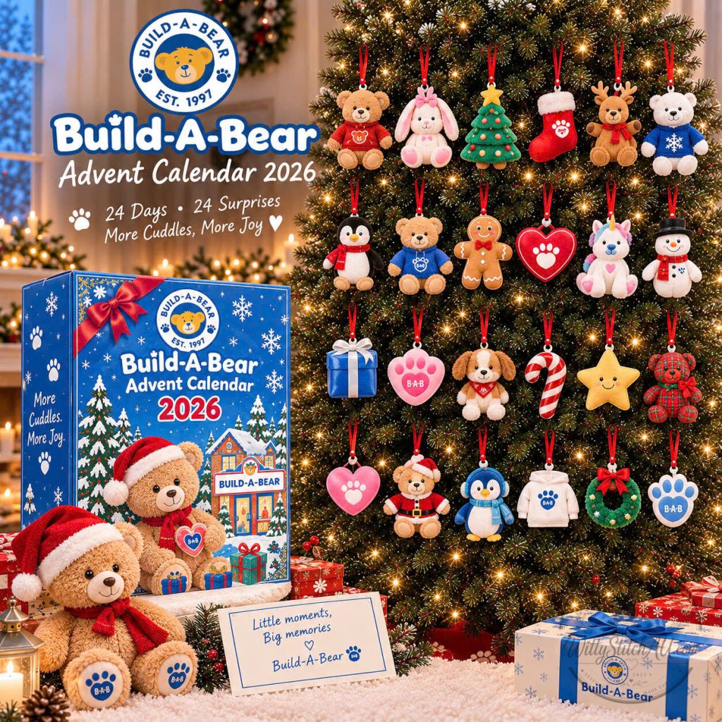 Build A Bear Advent Calendar 2026 Plush Teddy Bear Christmas Build A Bear Advent Calendar 2026 Plush Teddy Bear Christmas