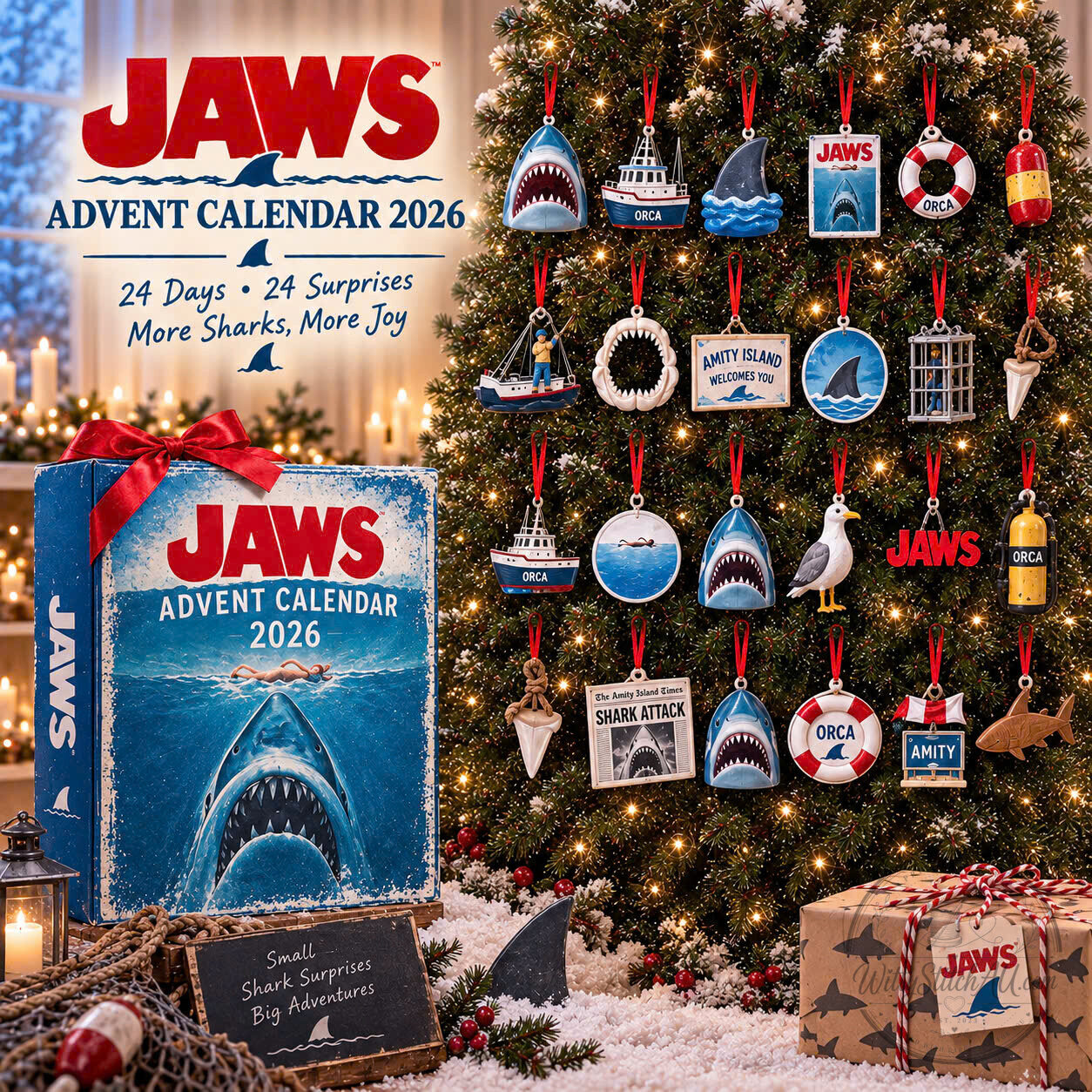 Jaws Movie Advent Calendar 2026 Great White Shark Christmas 8 Jaws Movie Advent Calendar 2026 Great White Shark Christmas