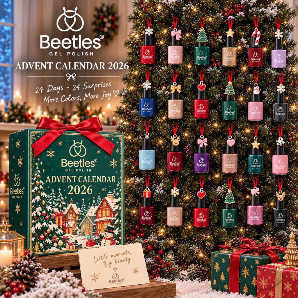 Beetles Gel Polish Advent Calendar 2026 Christmas Gel Nail Kit Countdown Gift Beetles Gel Polish Advent Calendar 2026 Christmas Gel Nail Kit Countdown Gift