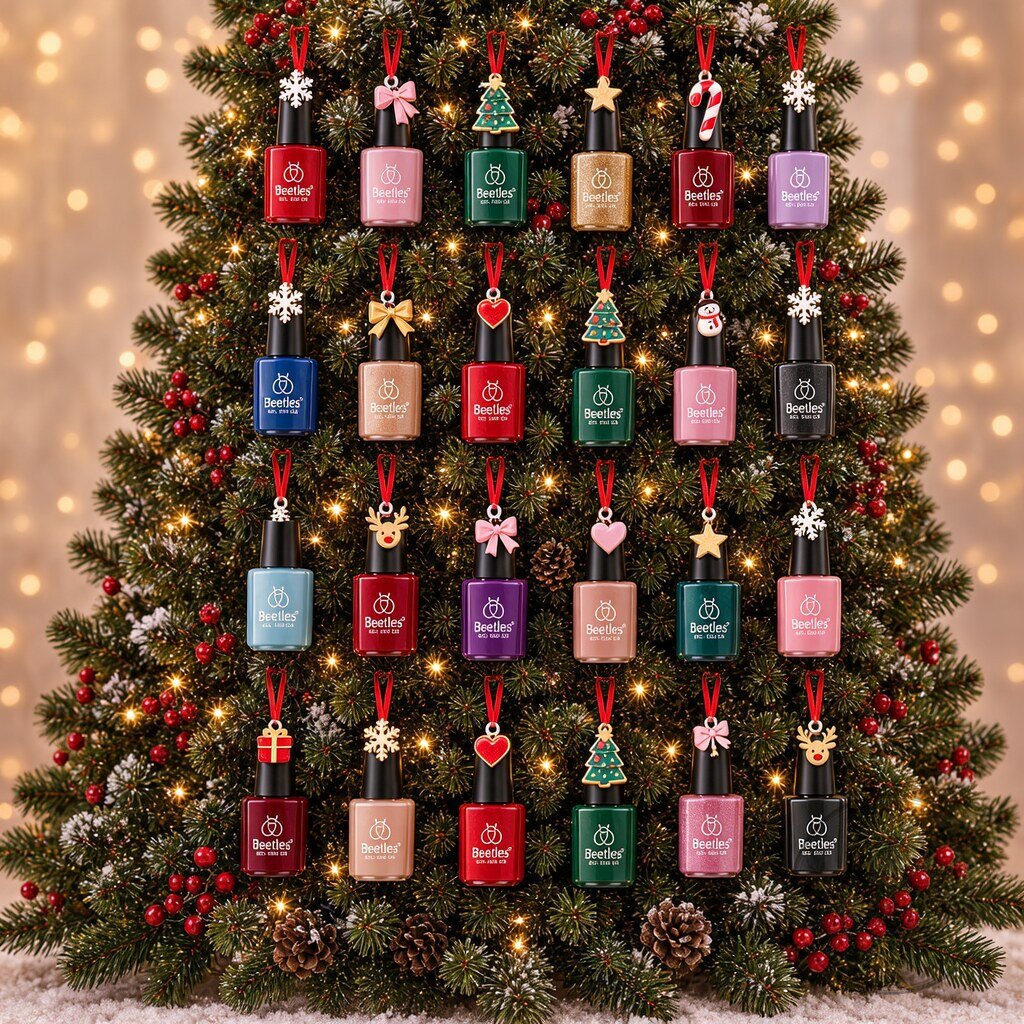 Beetles Gel Polish Advent Calendar 2026 Christmas Gel Nail Kit Countdown Gift 8 Beetles Gel Polish Advent Calendar 2026 Christmas Gel Nail Kit Countdown Gift