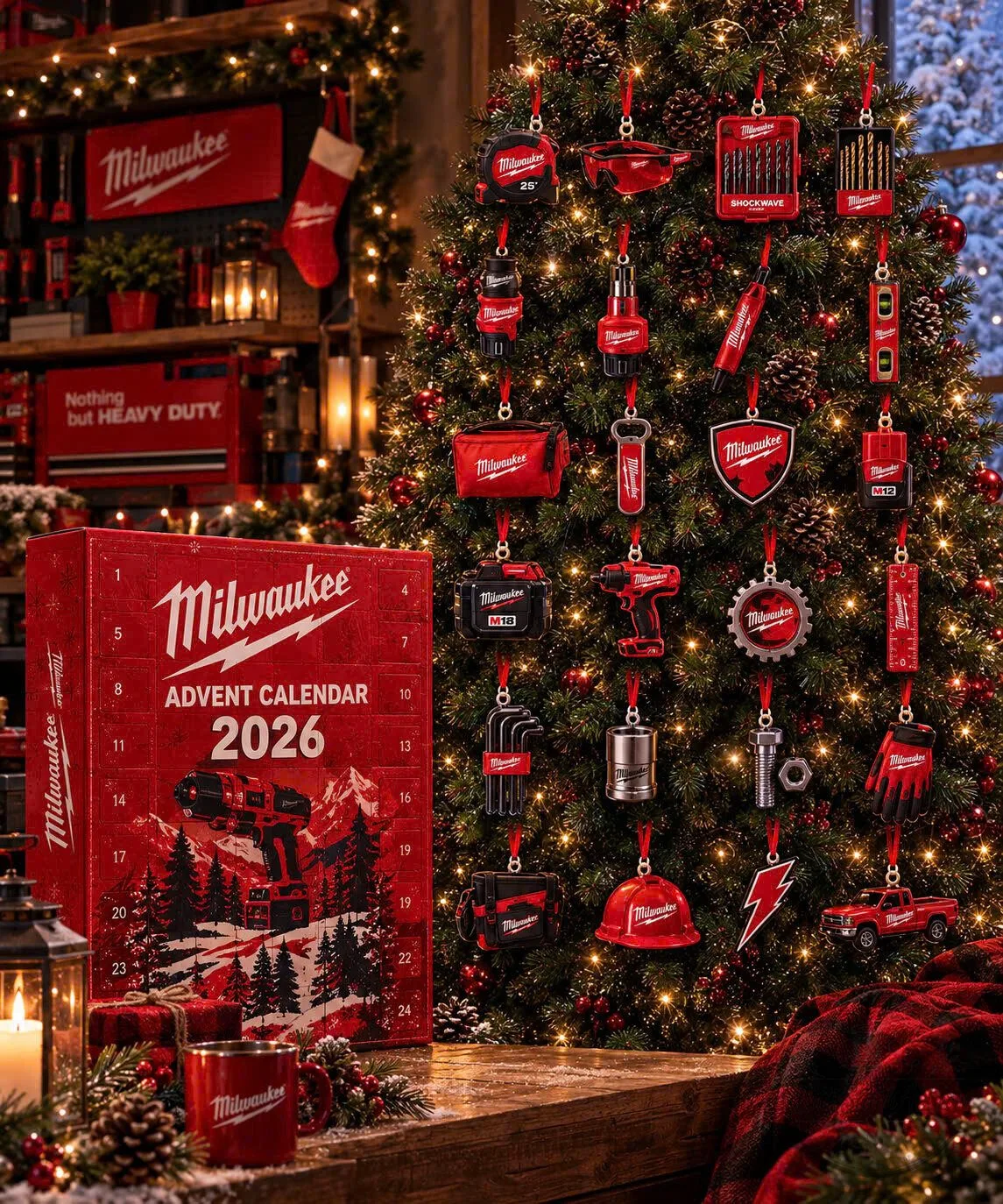 Milwaukee Tool Advent Calendar 2026 Christmas Countdown 24 Days Milwaukee Tool 2026 Christmas Advent Calendar - 24-Day Countdown – image 2 of 3