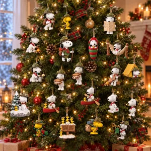 Beagle Scout 2026 Advent Calendar 24 Piece Christmas Ornaments Set Christmas Tree Decorations 9 beagle 1