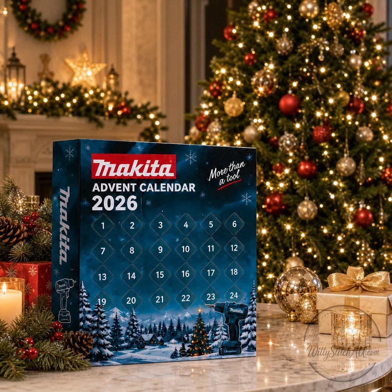 Makita Tools Advent Calendar 2026 24 Days Acrylic Ornaments Christmas